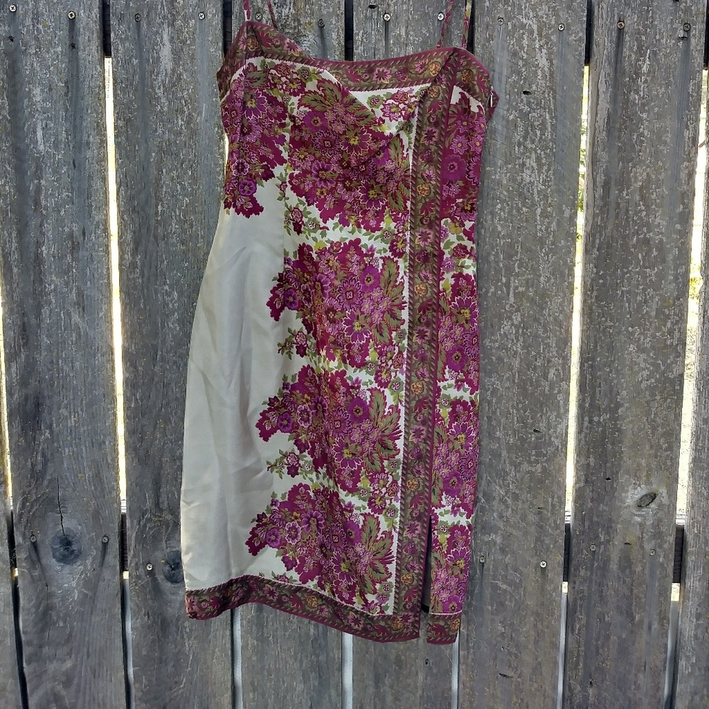 Gorgeous silk floral dress